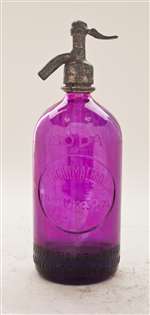 Violet Vintage Seltzer Bottle