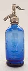 Blue Half Liter Seltzer Bottle