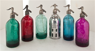 Collection I Vintage Seltzer Bottles