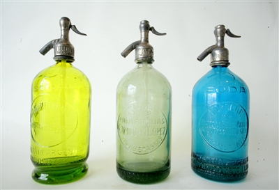 Collection XIV Vintage Seltzer Bottles