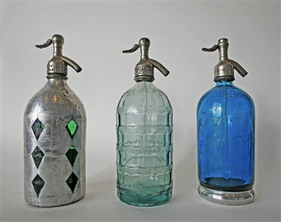 Collection XV Vintage Seltzer Bottles