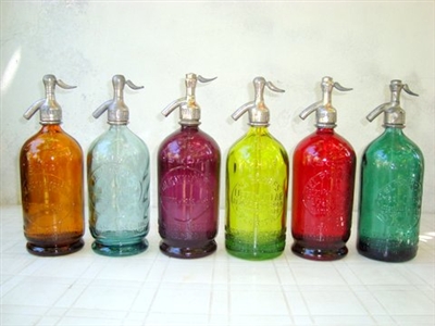 Collection XVI Vintage Seltzer Bottles